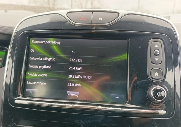 Renault Zoe cena 54900 przebieg: 46119, rok produkcji 2017 z Warszawa małe 497